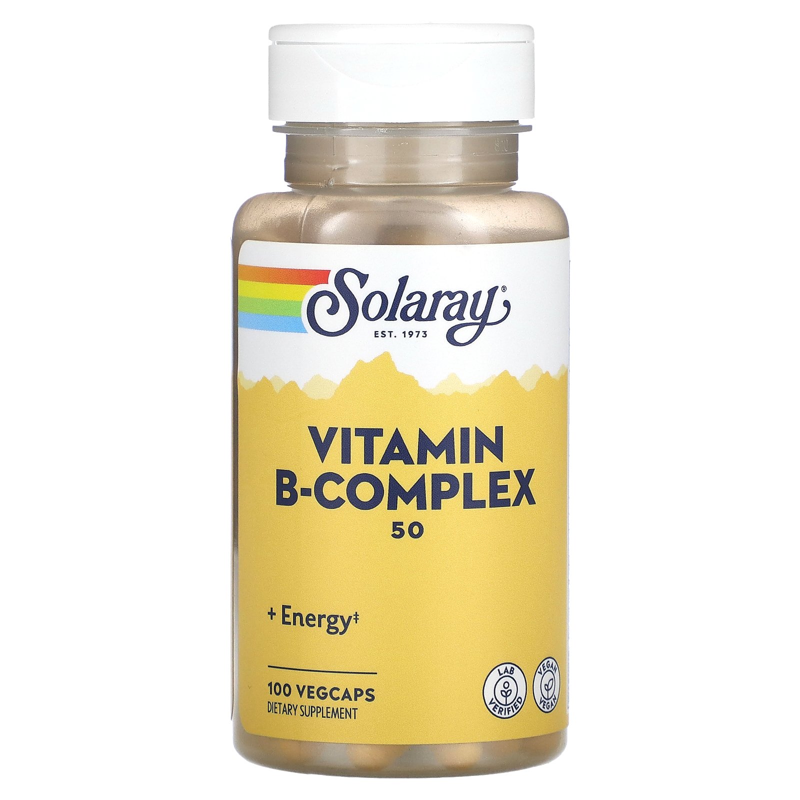 Solaray, Vitamin B-Complex , 50 Mg, 100 VegCaps