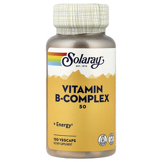 Solaray, Vitamin B-Kompleks 50 , 100 VegCap