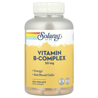 Solaray, Vitamin B-Complex, 50 mg, 250 VegCaps