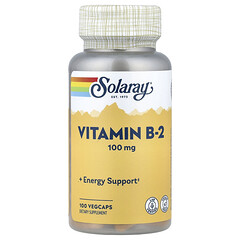 Вітамін B2, 100 мг, 100 капсул VegCap