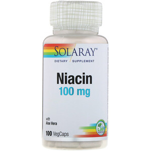 Отзывы о Соларай, Niacin, 100 mg, 100 VegCaps