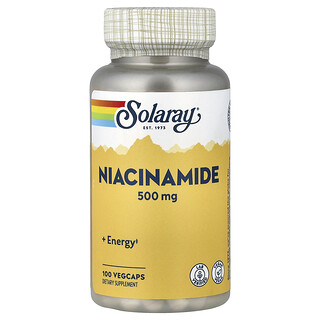 Solaray, Niacinamide, 500 mg, 100 VegCaps