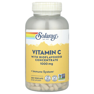 Solaray, Vitamin C dengan Bioflavonoid Concentrate, 1,000 mg, 250 VegCaps
