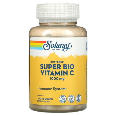 

Solaray Buffered Super Bio Vitamin C 500 mg 100 VegCaps