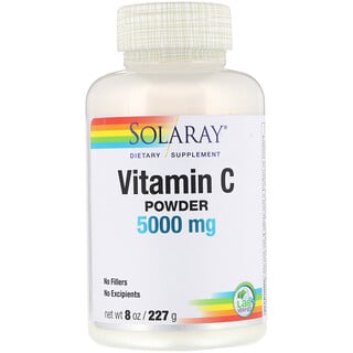 Solaray, Vitamin C Powder, 5,000 mg, 8 oz (227 g)