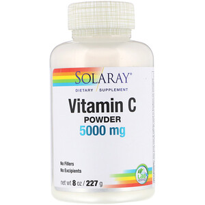 Отзывы о Соларай, Vitamin C Powder, 5,000 mg, 8 oz (227 g)