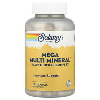 Solaray, Mega Multi Mineral™, 200 Capsules