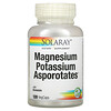 Solaray, Magnesium Potassium Asporotates, 120 VegCaps