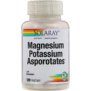 Отзывы о Соларай, Magnesium Potassium Asporotates, 120 VegCaps