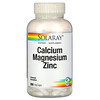 Solaray, Calcium Magnésium Zinc, 250 capsules végétariennes