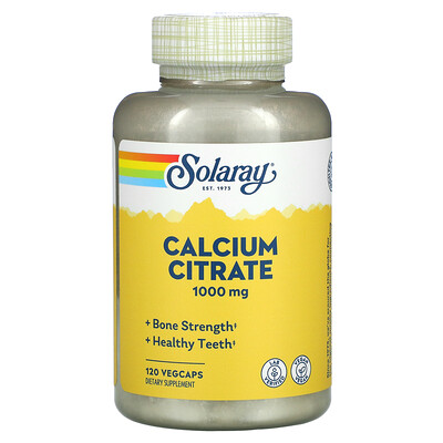 

Solaray Цитрат кальция 250 мг 120 растительных капсул