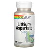 Solaray, Lithium Aspartate, Lithiumaspartat, 5 mg, 100 VegCaps