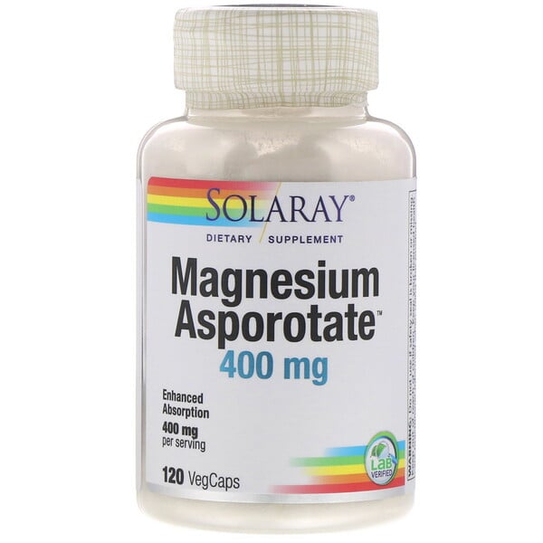 Magnesium Asporotate, 400 mg, 120 VegCaps