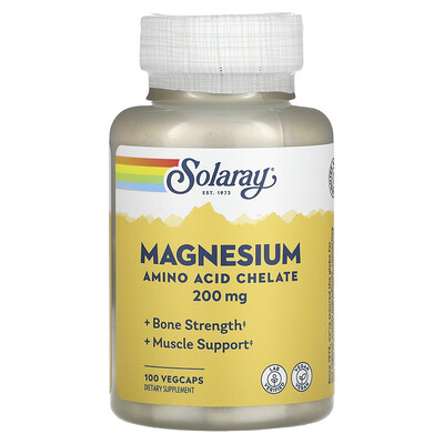 

Solaray Magnesium 200 mg 100 VegCaps