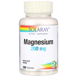 Отзывы о Соларай, Magnesium, 200 mg, 100 VegCaps