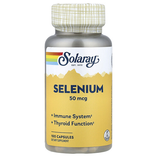 Solaray Selenium, 50 mcg , 100 Capsules