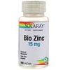 Solaray, Bio Zinc™，15 毫克，100 粒素食膠囊
