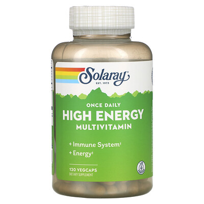 

Solaray Once Daily High Energy Multivitamin 120 VegCaps