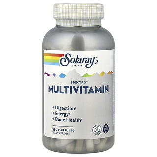 Solaray, Spectro™ Multivitamin, Iron Free, 250 Capsules