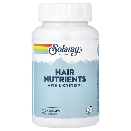 Solaray Hair Nutrients With L-Cysteine, 120 VegCaps