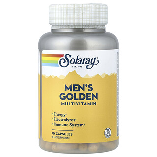 Solaray, Gouden multivitamine voor mannen, 90 capsules