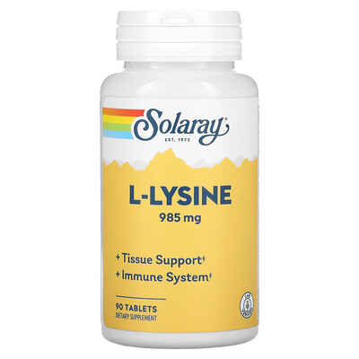 

Solaray L-Lysine 333 mg 90 Tablets