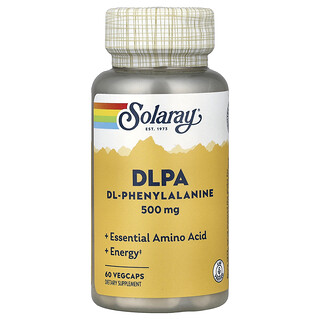 Solaray, DLPA, 500 mg, 60 veg caps