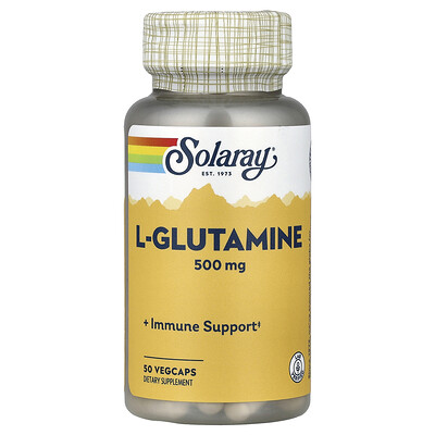 Solaray LGlutamine  500 mg  50 VegCaps