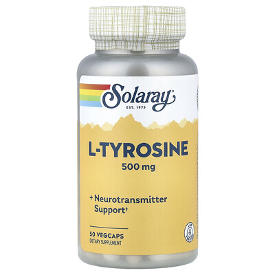 Solaray LTyrosine 500 mg 50 VegCaps