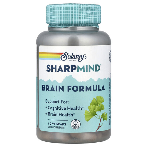 Solaray SharpMind™, Brain Formula, 60 VegCaps
