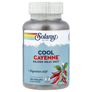 سولاراي‏, Cool Cayenne ™ ، 180 كبسولة نباتية (300 ملجم لكل كبسولة)