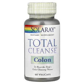 Solaray, Total Cleanse™, Tyktarm, 60 grøntsagskapsler