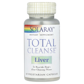 Solaray, Total Cleanse™, печень, 60 вегетарианских капсул