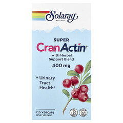 Super CranActin® із рослинною підтримувальною сумішшю, 400 мг, 120 веганських капсул
