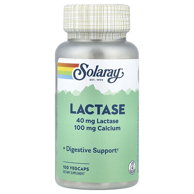 Product Image for Solaray, Lactase, 100 VegCaps
