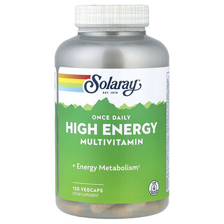 Solaray, Once Daily High Energy Multivitamin, 120 VegCaps