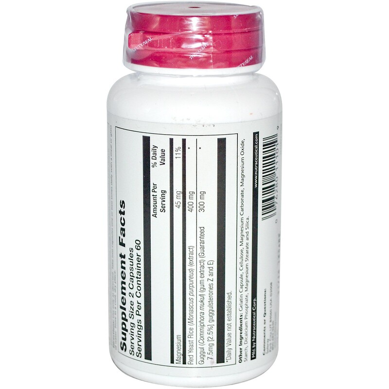 Solaray, Guggul & Red Yeast Rice, 120 Capsules iHerb