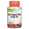 Solaray, Красный дрожжевой рис + коэнзим Q10, 90 вегетарианских капсул