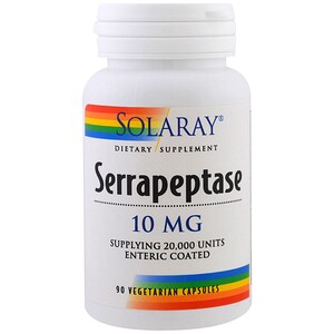 Отзывы о Соларай, Serrapeptase, 10 mg, 90 Veggie Caps