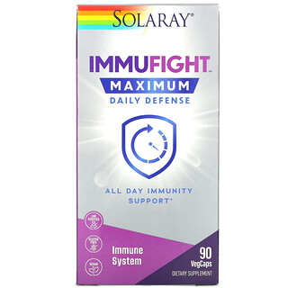 Solaray, ImmuFigh，特強日常防禦，90 粒素食膠囊