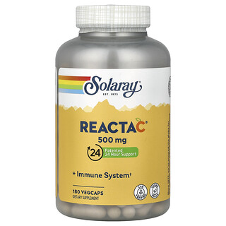Solaray, Reacta-C®, 180 Bitkisel Kapsül