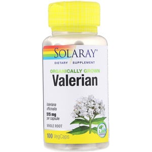 Отзывы о Соларай, Organically Grown Valerian, 515 mg, 100 VegCaps