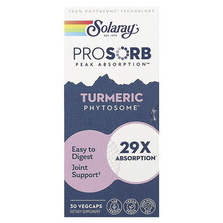 Solaray, Zerdeçal Fitozomu, 500 mg, 30 Vegcaps