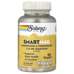 SmartMag™, L-треонат магнію, 90 капсул VegCap (48 мг у капсулі VegCap)