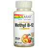 Solaray, High Potency Methyl B-12, Natural Mango Peach, 2,500 mcg, 60 Lozenges