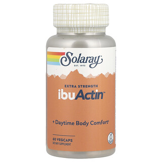 Solaray, IbuActin™, Εξαιρετικά Δυνατό, 60 Φυτικές Κάψουλες