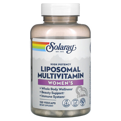 

Solaray, High Potency Women's Liposomal Multivitamin, 120 VegCaps