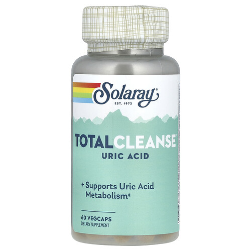 Solaray Total Cleanse, Uric Acid, 60 VegCaps