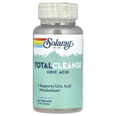 Photos - Vitamins & Minerals Total Solaray, Cleanse, Uric Acid, 60 VegCaps SOR-35007