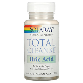 Solaray, Total Cleanse, средство для очищения от мочевой кислоты, 60 растительных капсул